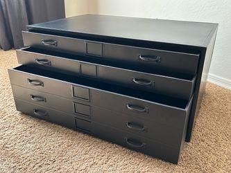 Architectural Style 3 Drawer Flat File Unit