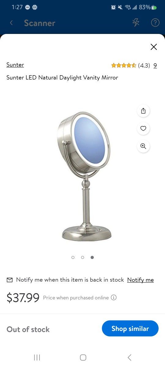 LED Mirror Vanity
