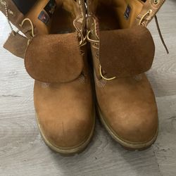 Brown timberland boots