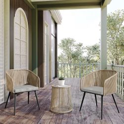 3 Piece Chair And Table Set