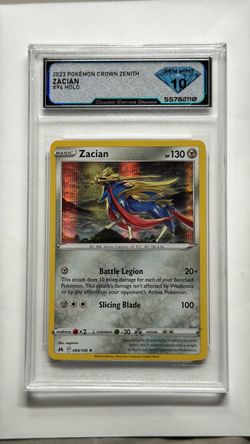 Zacian Holo Pokémon Card DSG Gem Mint 10