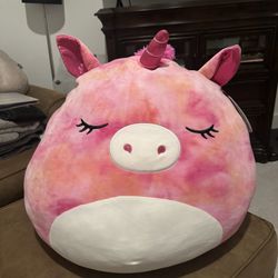 Henley Pink Unicorn Pegasus Squishmallow 24 Inch GIANT