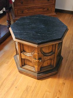 Vintage Octagon Table