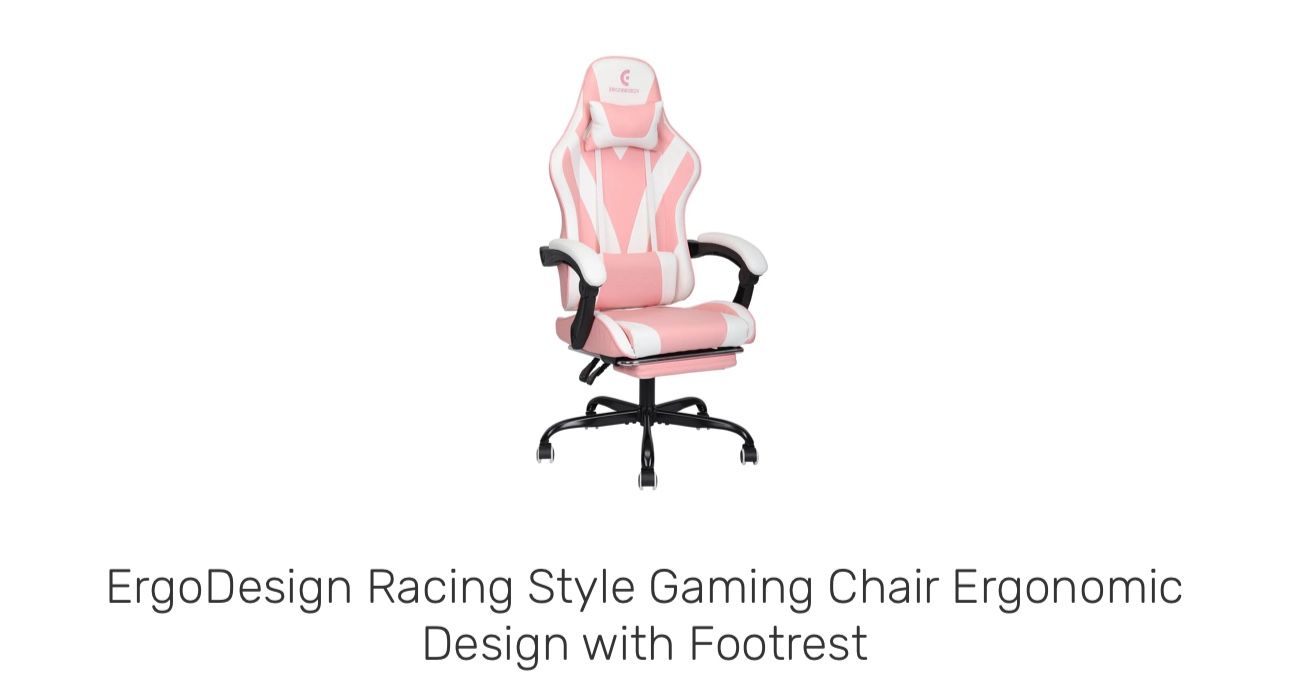 Gaming Chair With Footrest