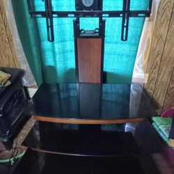 Smoked Glass TV Stand 