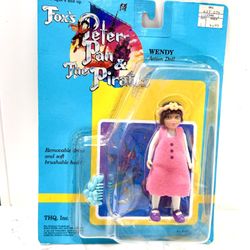 1991 Fox’s Peter Pan & The Pirates Wendy Action Doll THQ Vintage MOC