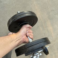 Dumbbells Adjustable Set 5-100 lbs Per Dumbbell