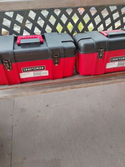 2- Craftsman 20 Inch Tool Boxes
