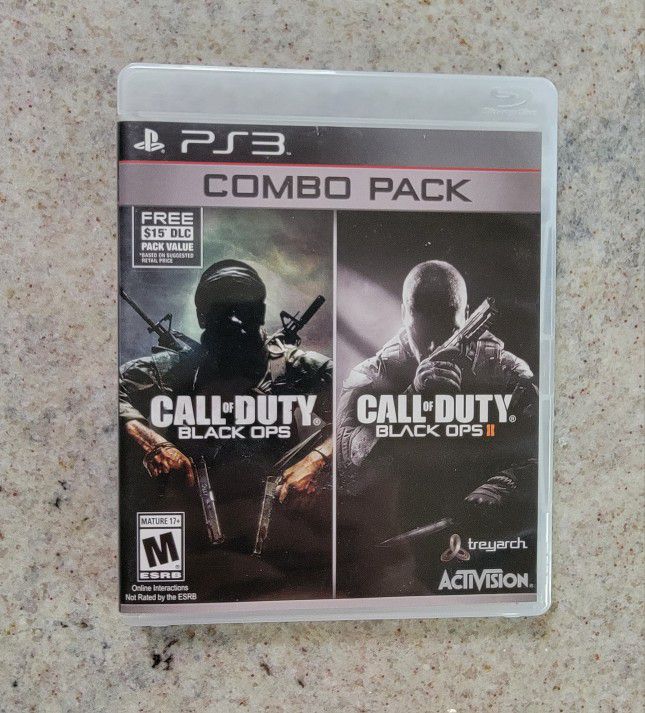 PS3 Call Of Duty: Black Ops 1 & 2 - Combo Pack