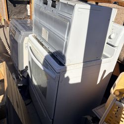 Electric Range and Over The Range Microwave 