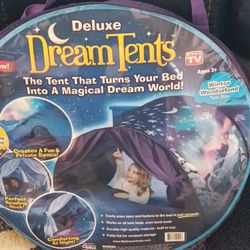 Kids Deluxe Dream Pop-up TenT For Twin Size Bed  