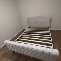 Cream Queen Bed frame