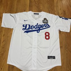 World Series Los Angeles Dodgers Stitched White Kike Hernandez Jerseys