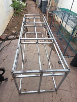 1" square galvanized steel tubing frame