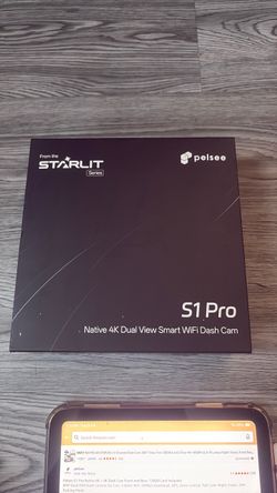 S1 Pro Native 4K Dual View Smart Wifi DashCam