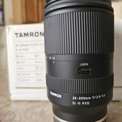 Tamron 28-200mm Di III RXD Lens f/2.8-5.6 for Sony E