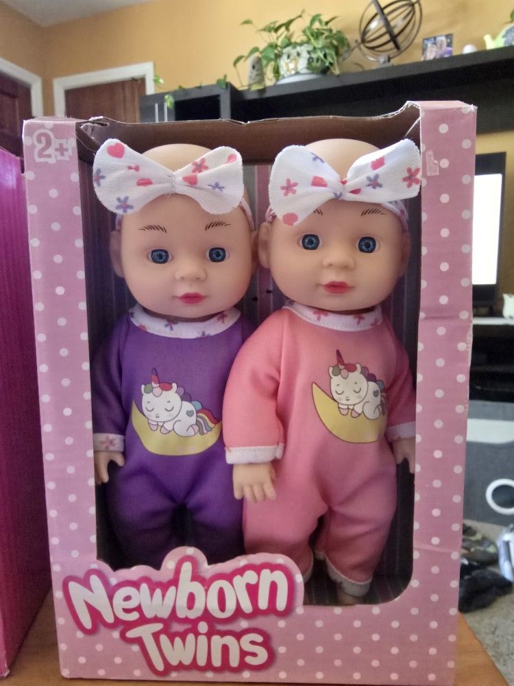 🆕️NEWBORN TWINS BABY DOLLS SEVERAL CHOICES