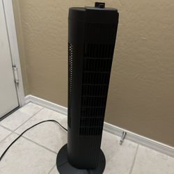 28in Tower Fan Oscillating Plug In 3 Speeds 