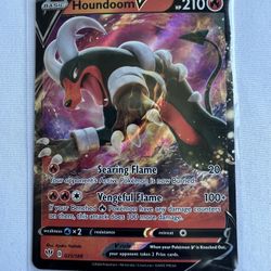 Pokemon Houndoom V 021/189 Darkness Ablaze Sword & Shield ULTRA RARE