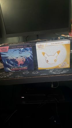2 Pokemon etb (chaos rising, 30th celebration)