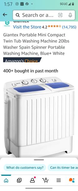 Mini Cutest Washer & Dryer