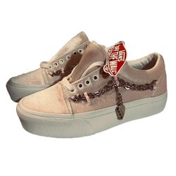 Vans Platform Shoes Pink Charm  Girls Women's 8 Mew