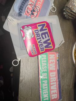 Magnetic New Driver Decals