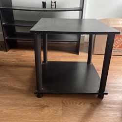 2 Black End Tables