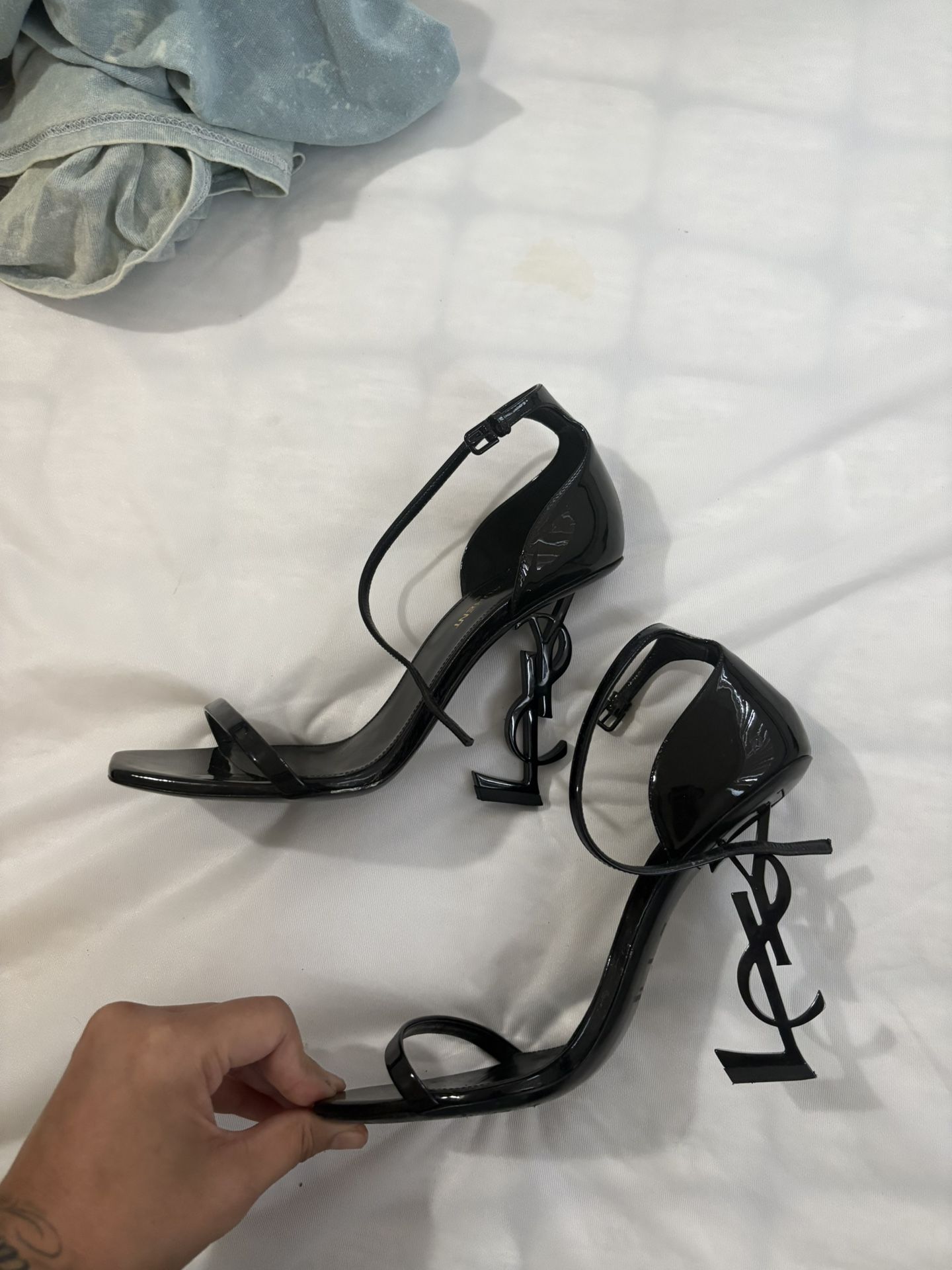 YSL OPYUM HEELS SIZE 38