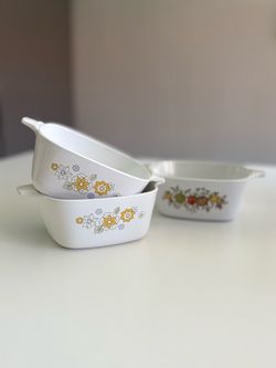 Vintage CorningWare P-43-B Petite Pans (Set of 3)