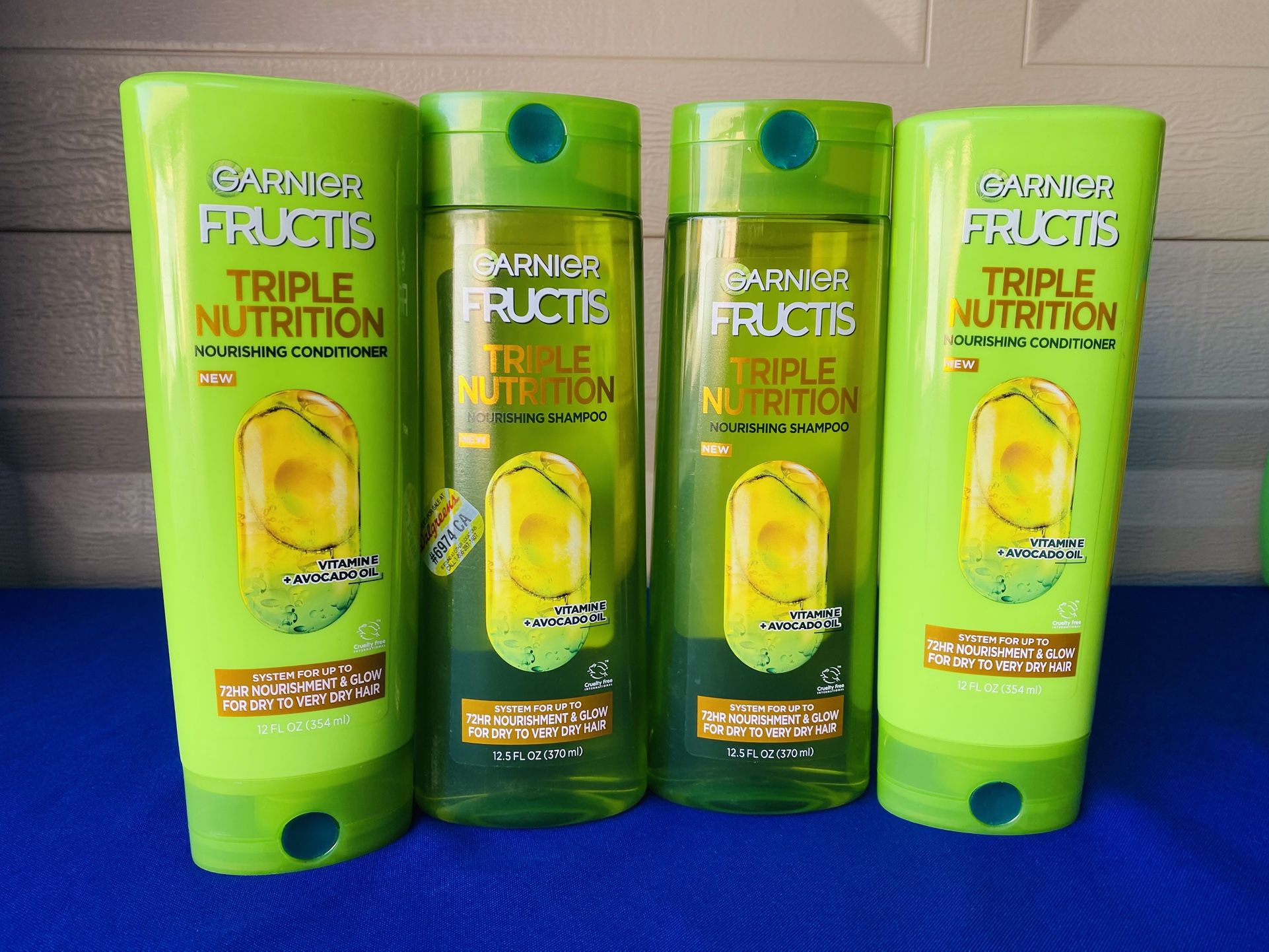 Garnier Fructis Shampoo & Conditioners