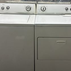 WE DELIVER• WHIRLPOOL HEAVY DUTY SUPER CAPACITY PLUS Washer & Dryer Set-WORKS GREAT!!!