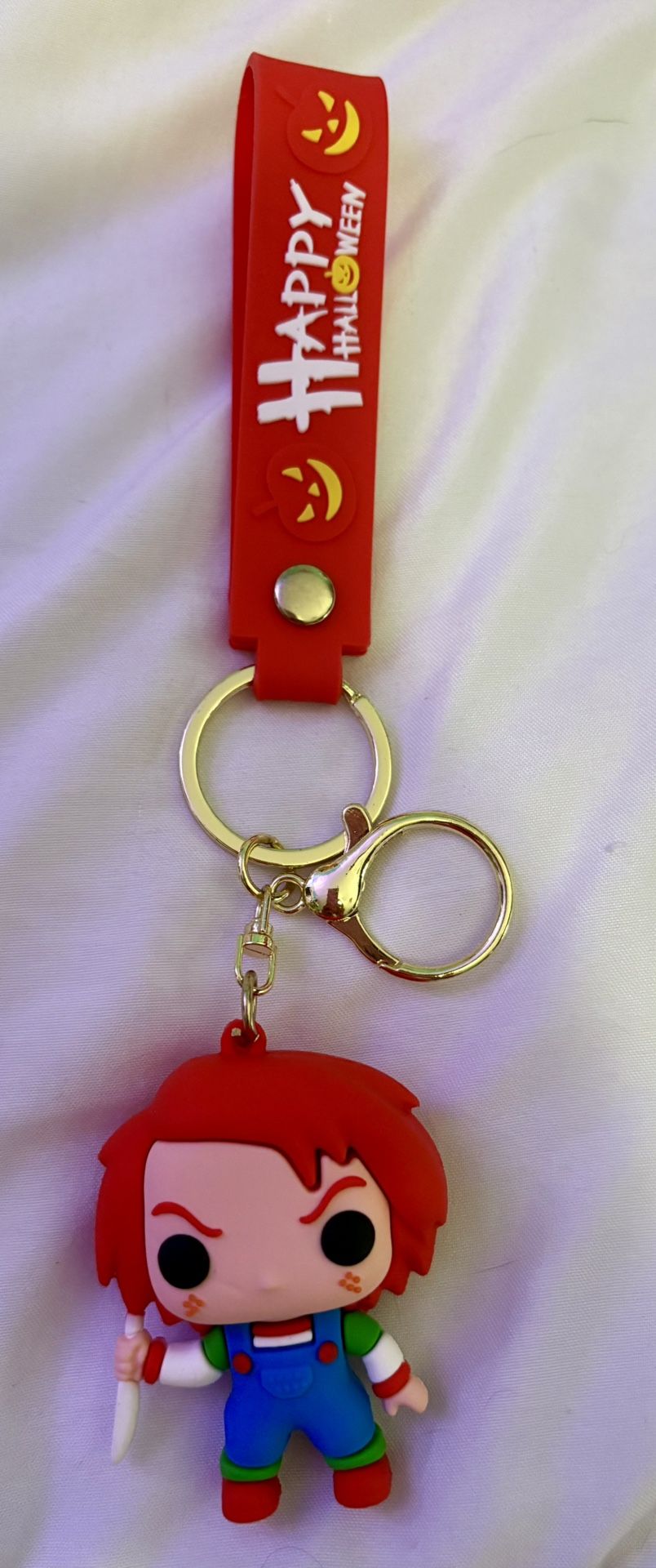 Chucky bag charm/keychain wristlet