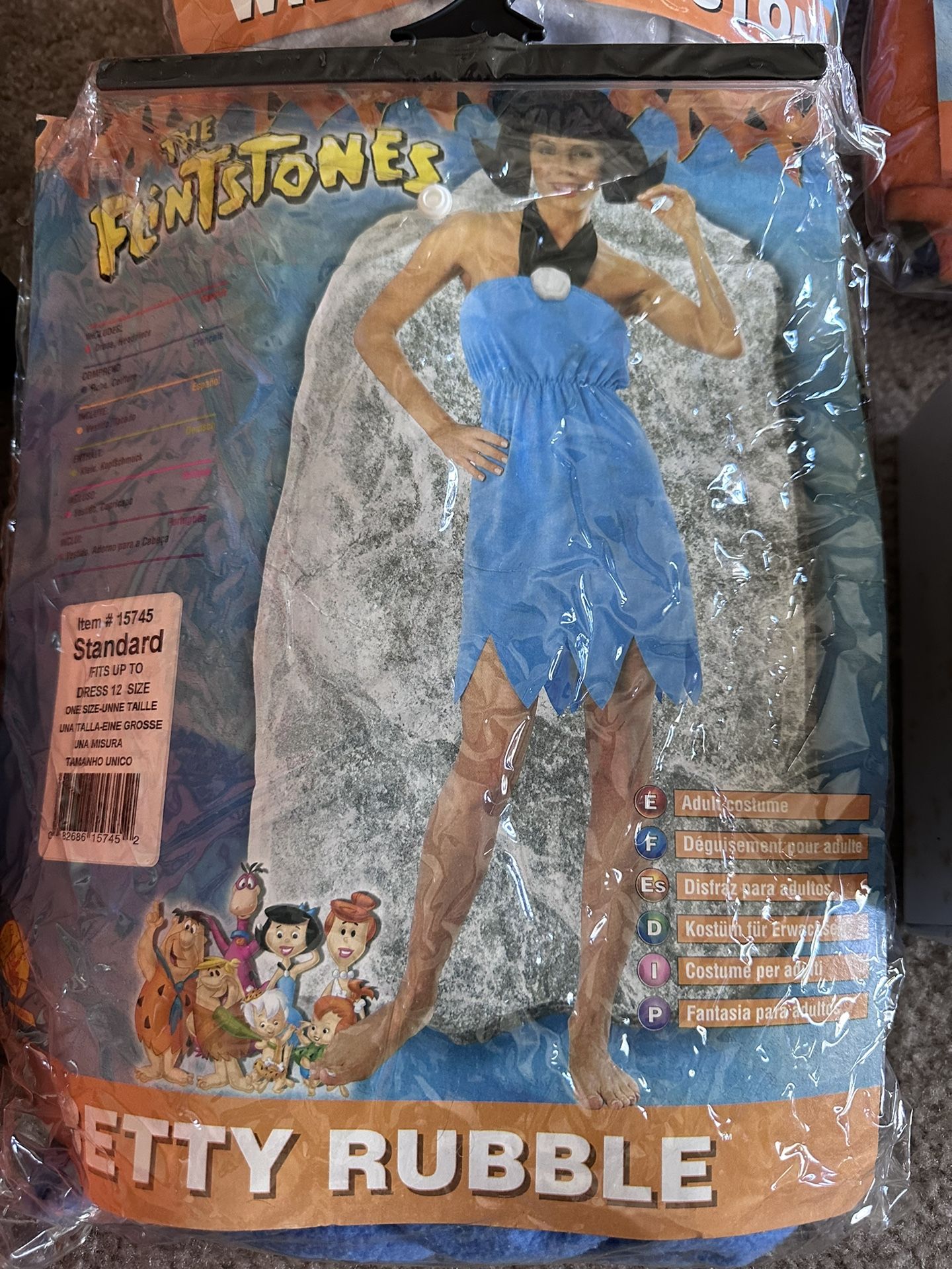 Halloween Costume Betty Rubble With Barney Doll