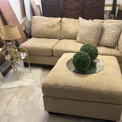 ASHLEY Tan Color Sofa Set
