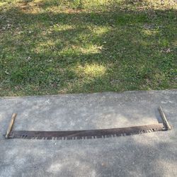 Vintage Cross Cut Saw