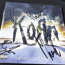 Autographed Korn Album The Path Of Totality