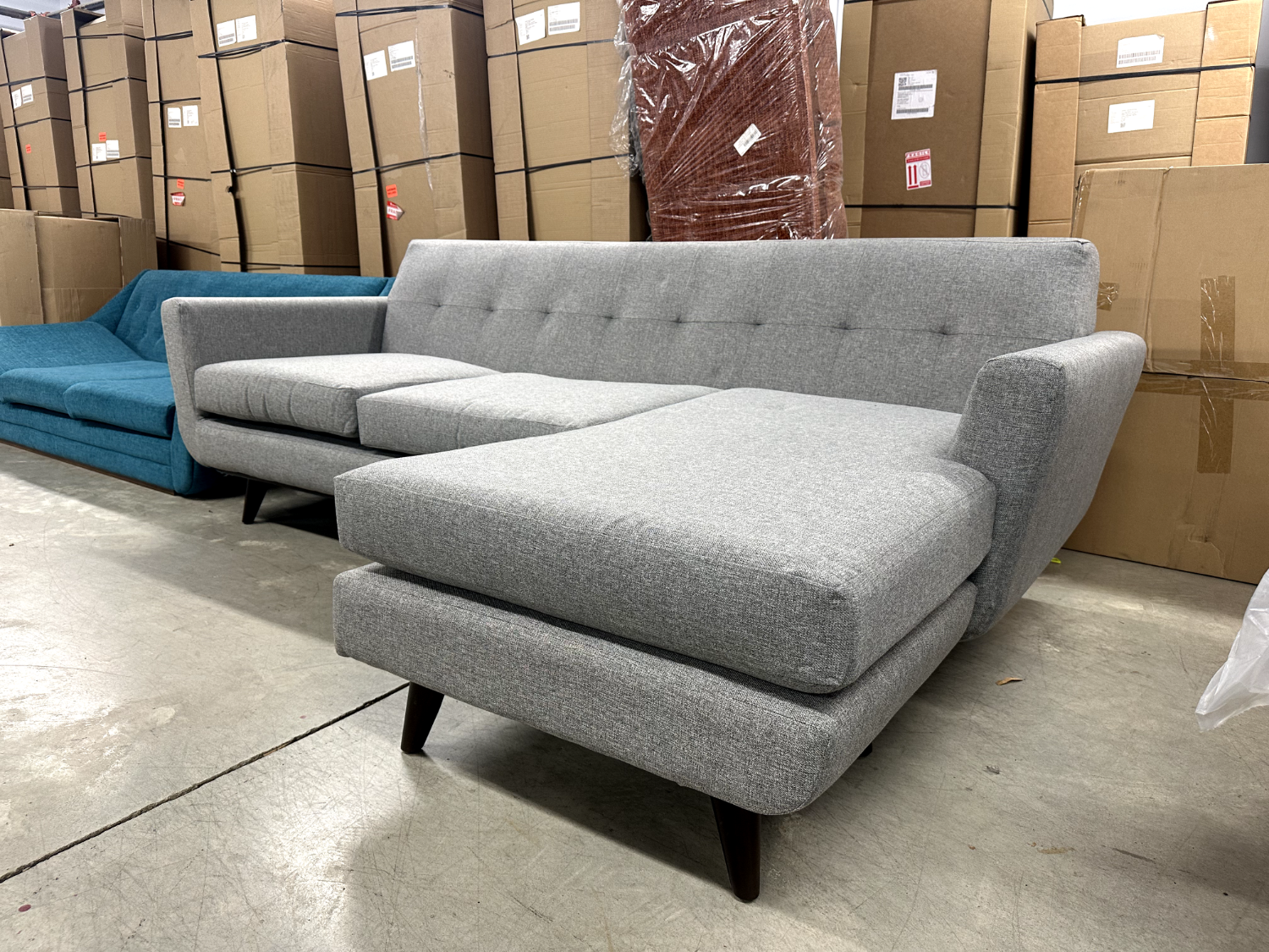 Joybird Hughes Reversible Sectional - Delivery and Financing Available