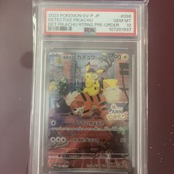 PSA 10 Detective Pikachu JP Promo