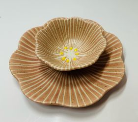Petal plate and bowl