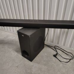 JVC Bluetooth Soundbar + Subwoofer —