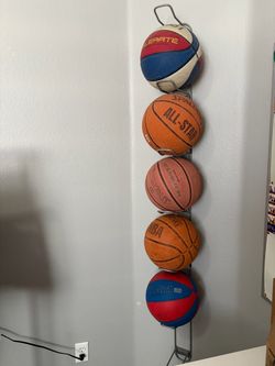 Wall-Mounted Ball Storage Rack