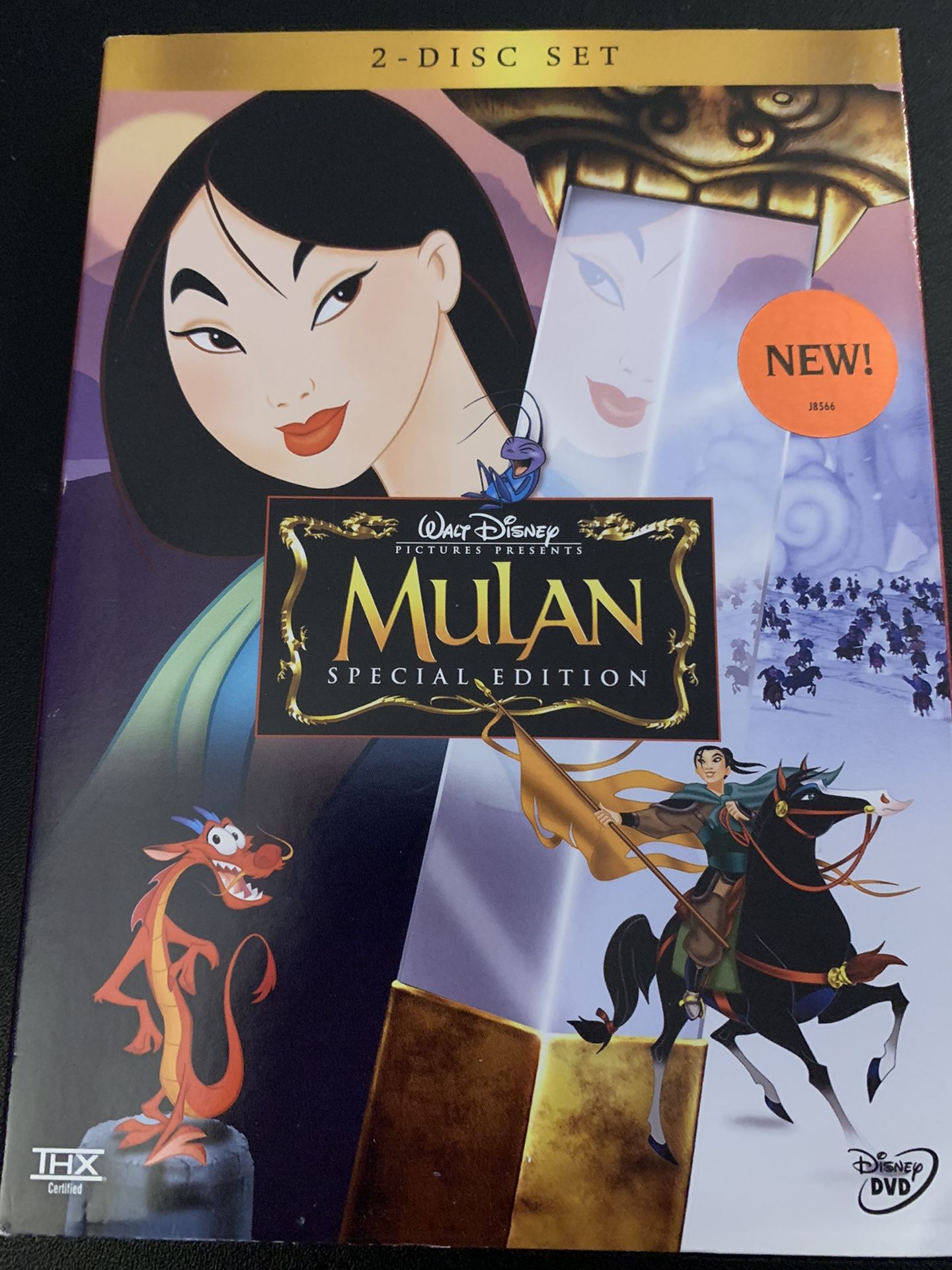 Disney’s MULAN 2-Disc Special Edition (DVD) NEW!