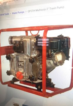 Multiquip Gasoline PoweredTrash Pump w/ Honda Motor