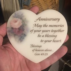 Heart Anniversary With A Scripture From Genesis 49:25