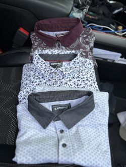 3 Large Express Polos