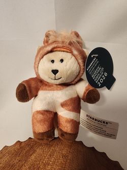 🐯 Starbucks 2026 Limited Edition Bearista Keychain Plush 🐯