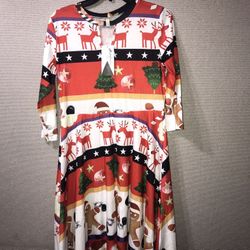 New!!!Christmas Dress Size7 For Women