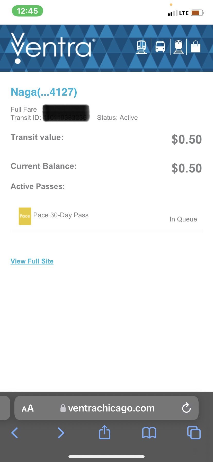 Pace 30 Day Pass 