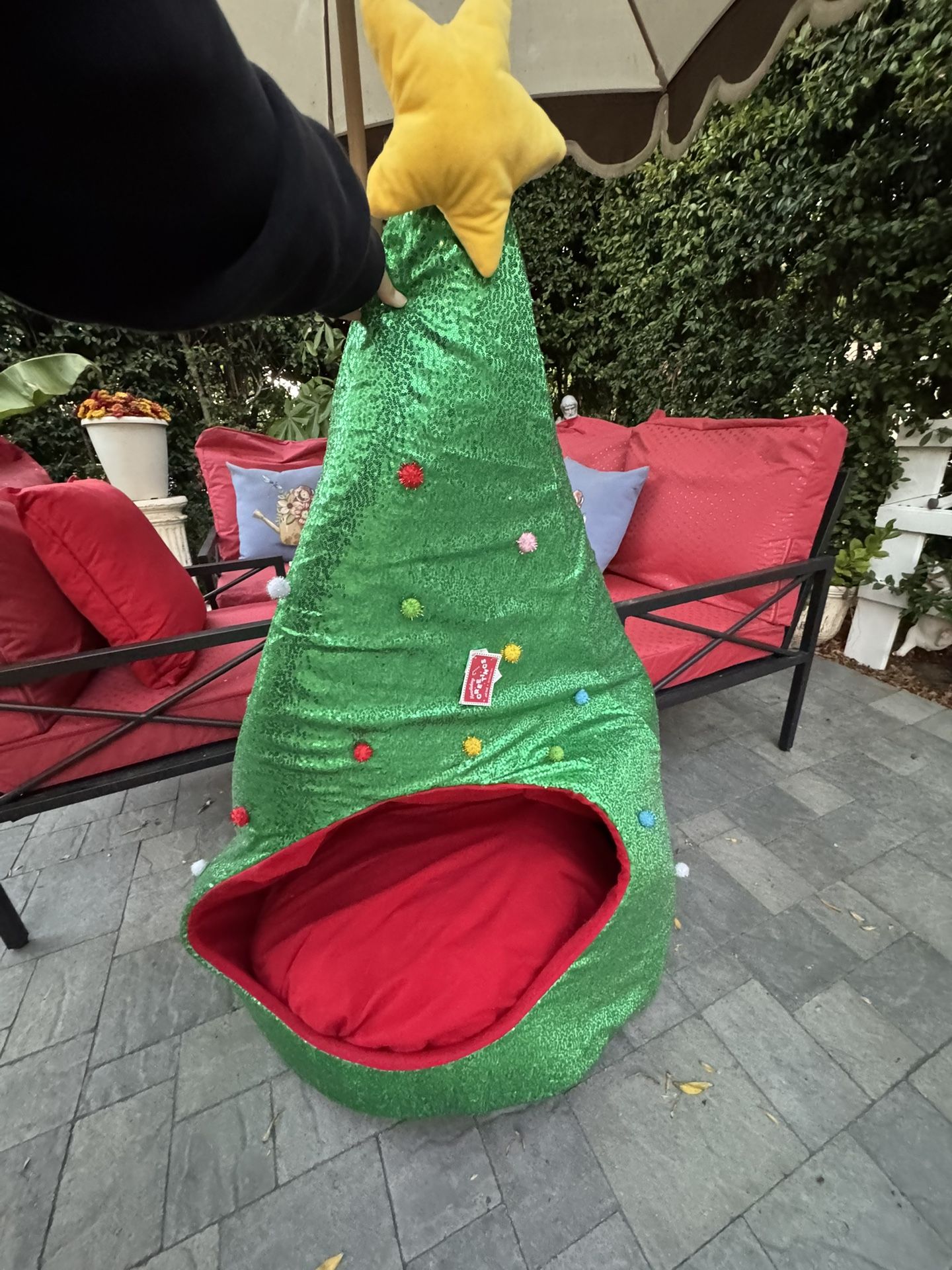 Christmas Tree Pet Bed 